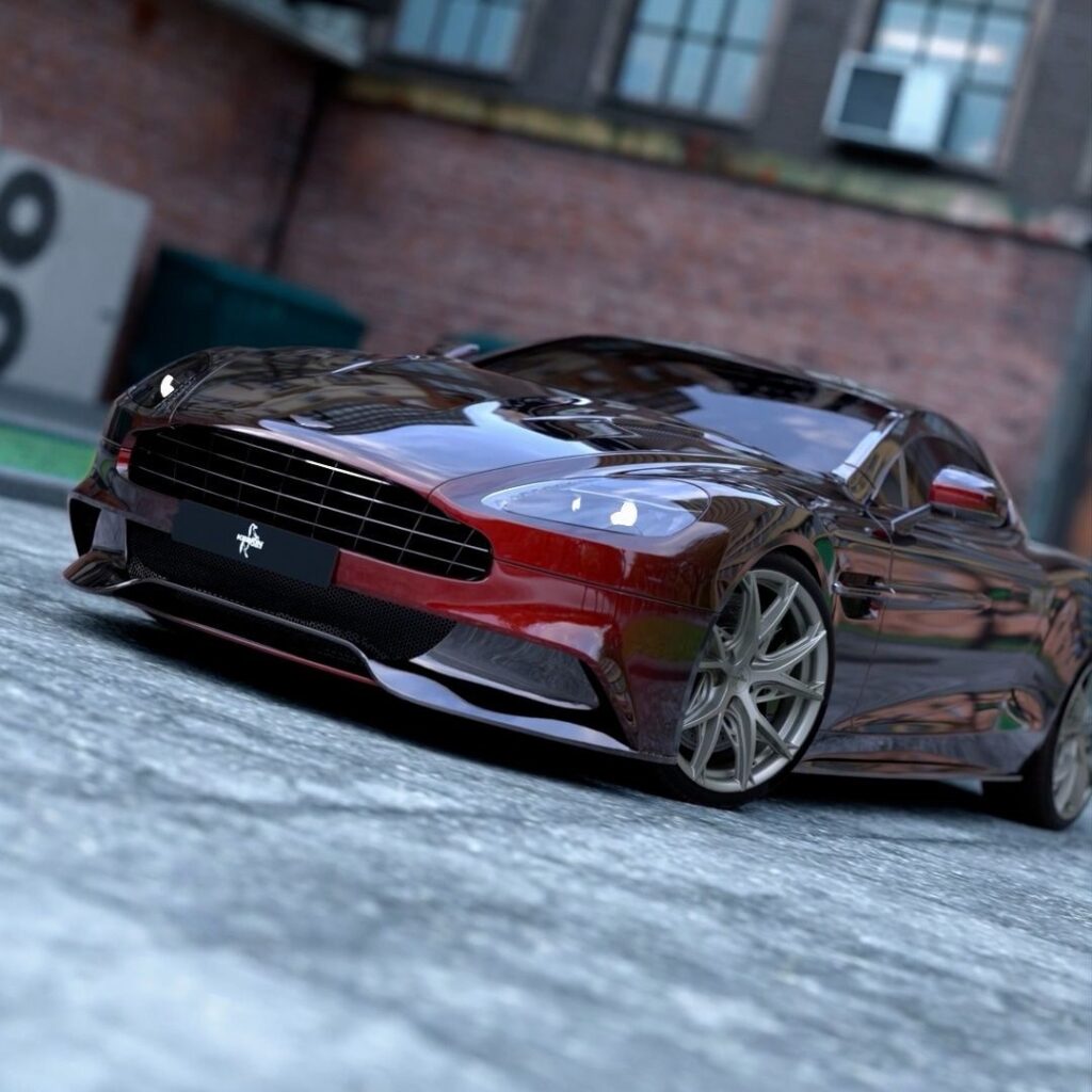 Car with Keskin KT24C wheels